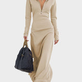 Matilda™️ | Retrohenkinen sporttinen maksimekko vetoketjulla