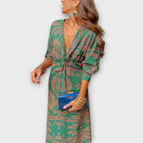 Emilia™️ | Elegantti pitkähihainen mekko