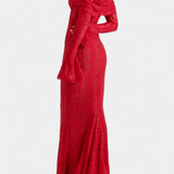 Helmi™️ | Olkaimeton mekko romanttisella eleganssilla