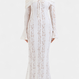 Helmi™️ | Olkaimeton mekko romanttisella eleganssilla