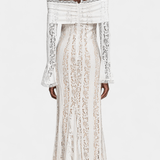 Helmi™️ | Olkaimeton mekko romanttisella eleganssilla