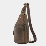 Kalevi™ | Ajaton nahkainen nahkainen olkalaukku