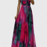 Elina™️ | Elegantti maksimekko romanttisella kukkakuviolla