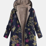 Jenna™ | Merensininen Puutarha Kukkapehmustakki