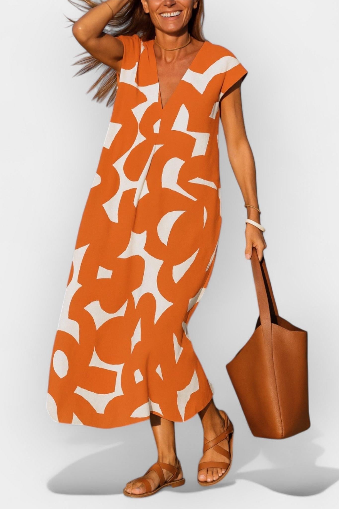 Noora™ | V-pääntiellinen mekko