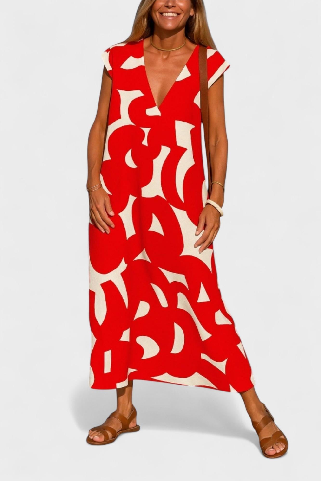 Noora™ | V-pääntiellinen mekko