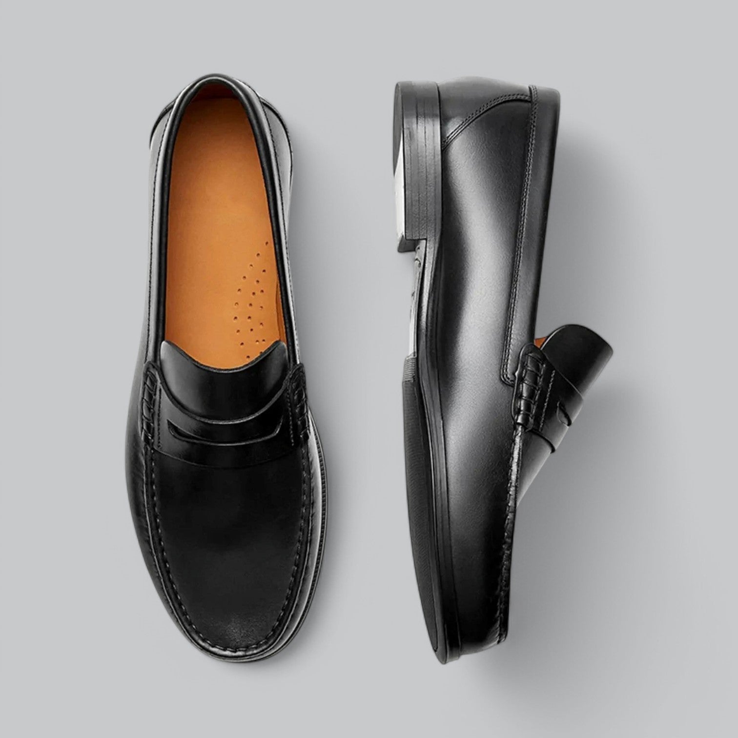 Rasmus™ | Tyylikkäät nahkaiset penny loaferit