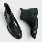 Veikko™ | Tekonahkaiset Chelsea-saappaat