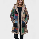 Janika™ | Syystakki Patchwork Hupulla