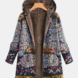 Johanna™ | Boho Kukallinen Sherpa Huppari