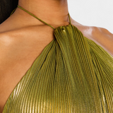 Ilona™️ | Metallinhohtoinen mekko