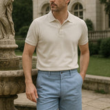 Lauri™ | Lin-shortsit Blå Horizon