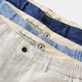 Lauri™ | Lin-shortsit Blå Horizon