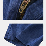 Lauri™ | Lin-shortsit Blå Horizon