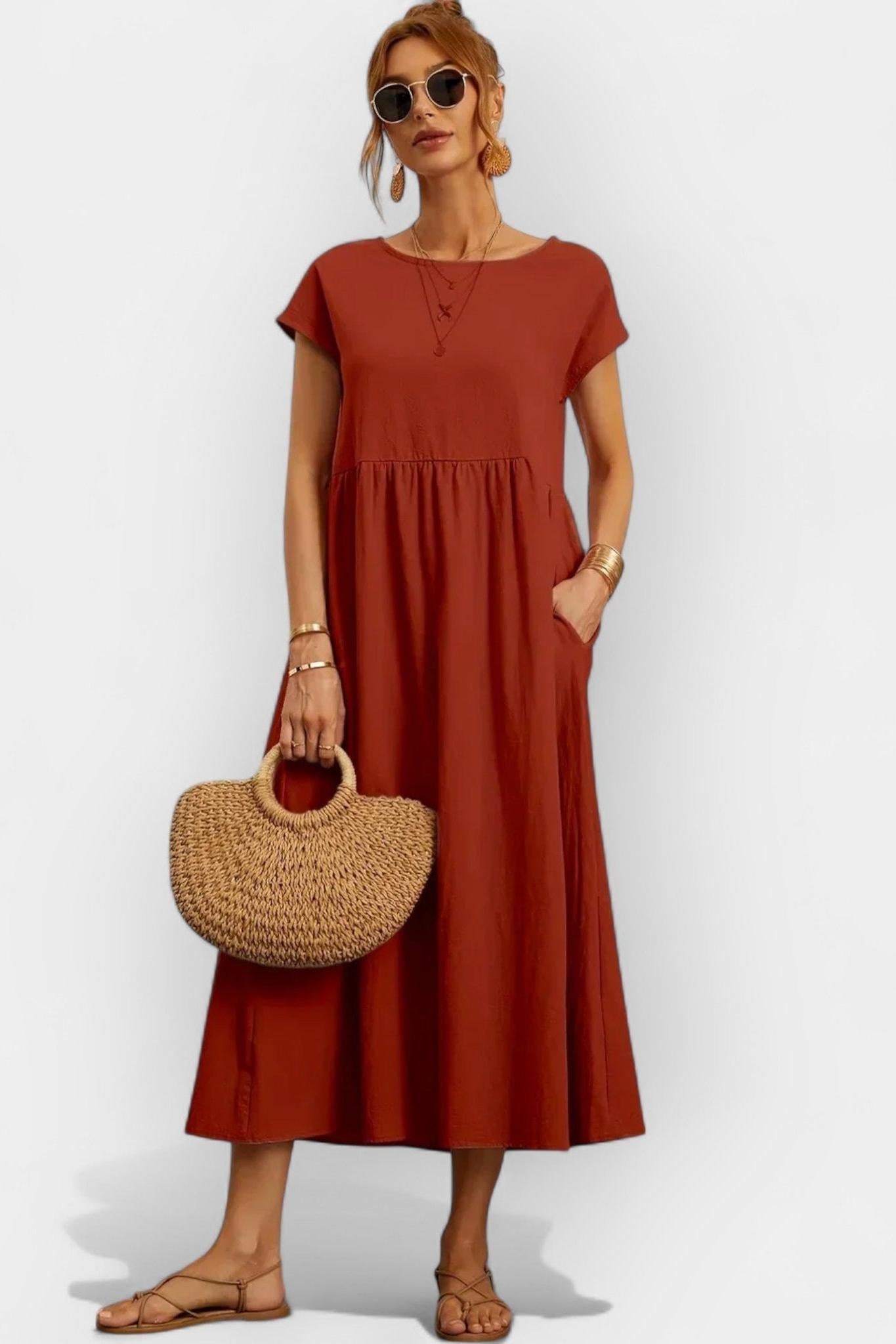 Pihla™ | Kevyt puuvillamekko