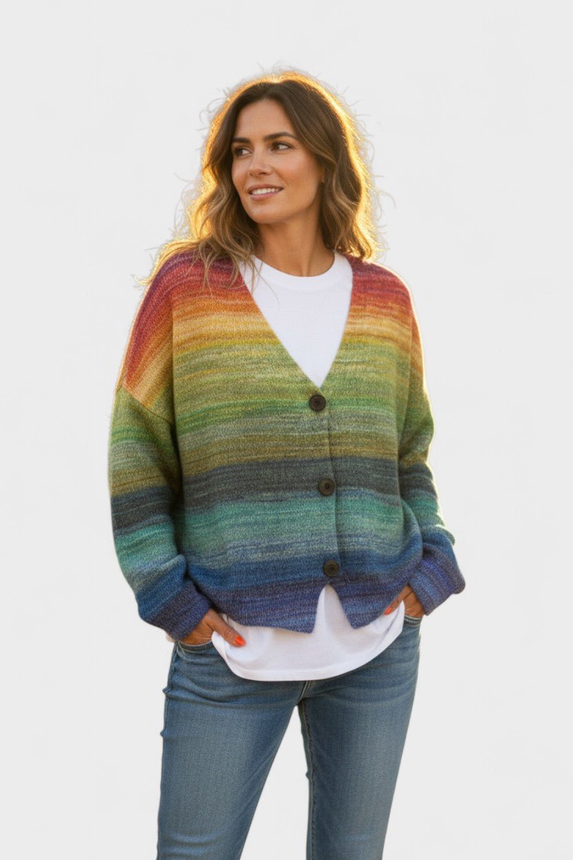 Aada™ | Napillinen kevyt neuletakki