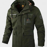 Heikki™ | Miesten talvitakki hupulla