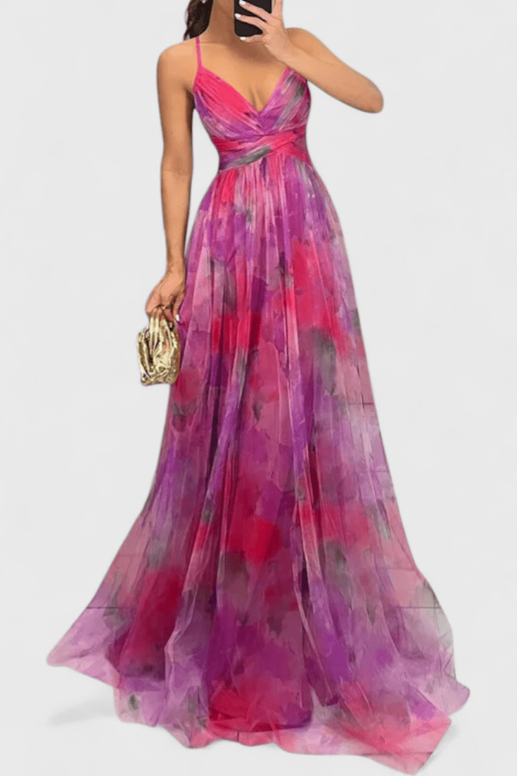 Saimi™️ | Kukallinen maksimekko ajattomalla eleganssilla