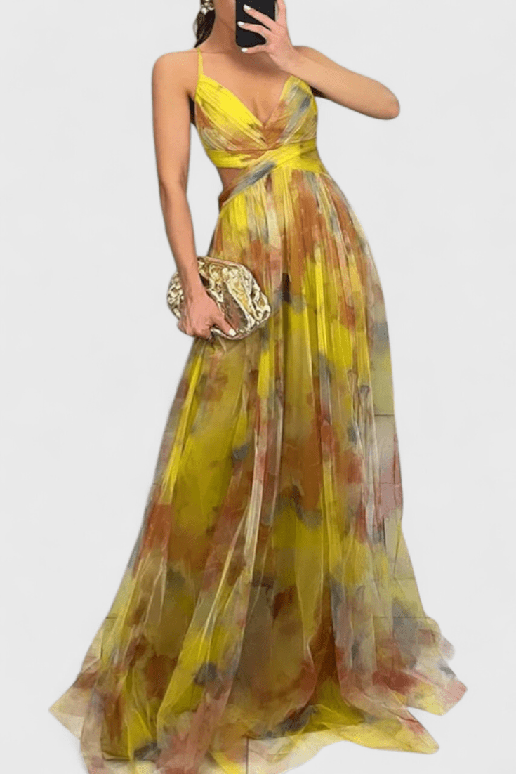 Saimi™️ | Kukallinen maksimekko ajattomalla eleganssilla