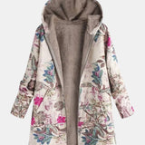 Jonna™ | Pastellivärinen Botaninen Fleece-takki