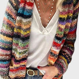 Tuija™ | Monivärinen neuletakki