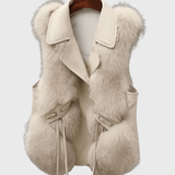 Elina™ | Elegantti Nahkaliivi