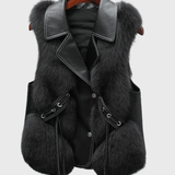 Elina™ | Elegantti Nahkaliivi