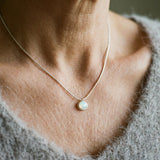 Katri™ | Klassinen hopeakaulakoru yksittäisriipuksella