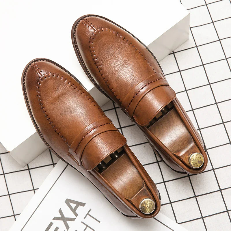 Markus™ | Nahkaiset dress-loaferit