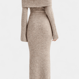 Vieno™️ | Elegantti maksimekko neulotulla ilmeellä