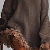 Alma™️ | Lämmin neulemekko ryppy-yksityiskohdilla