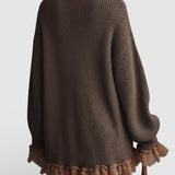 Alma™️ | Lämmin neulemekko ryppy-yksityiskohdilla