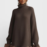 Alma™️ | Lämmin neulemekko ryppy-yksityiskohdilla