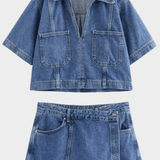 Aila™ | Denim-setti