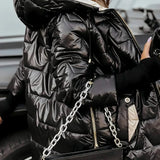 Erika™ | Elegantti Syystakki Hupulla