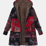 Hilma™ | Boheemi abstrakti patchwork-hupparitakki