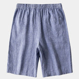 Juhani™ | Harmaat pellavashortsit Mariner