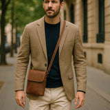 Mikko™ | Mini nahkainen olkalaukku