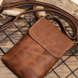 Mikko™ | Mini nahkainen olkalaukku