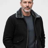 Niko™ | Bomber-takki keinoturkiskauluksella