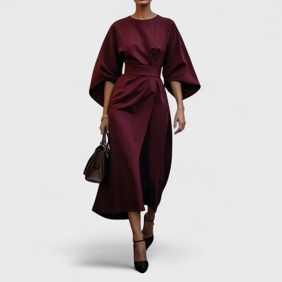 Elina™️ | Elegantti mekko vyöllä