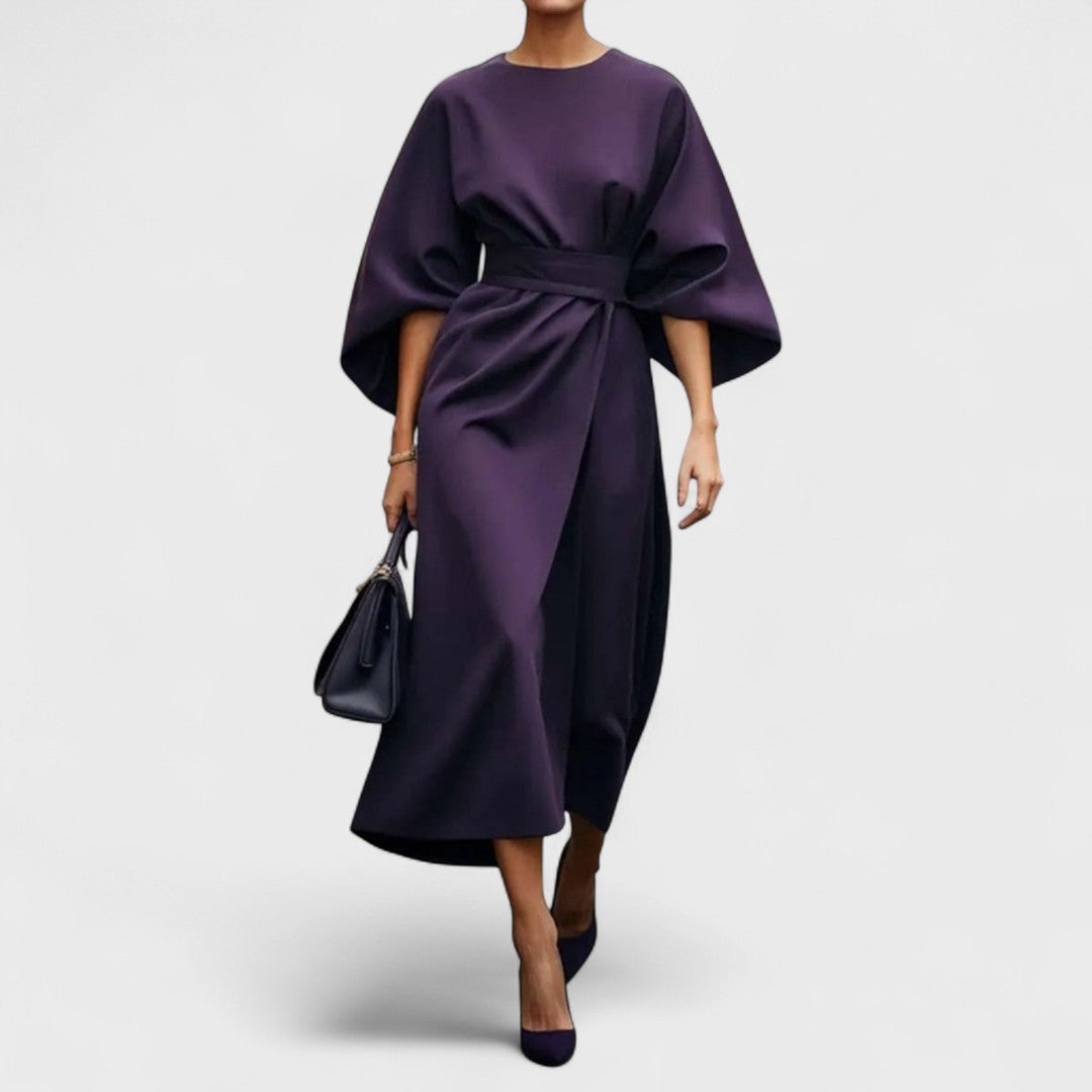 Elina™️ | Elegantti mekko vyöllä