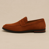 Lauri™ | Old money -henkiset mokkanahkaiset penny loaferit