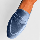 Liina™ | Samettinsiniset loaferit