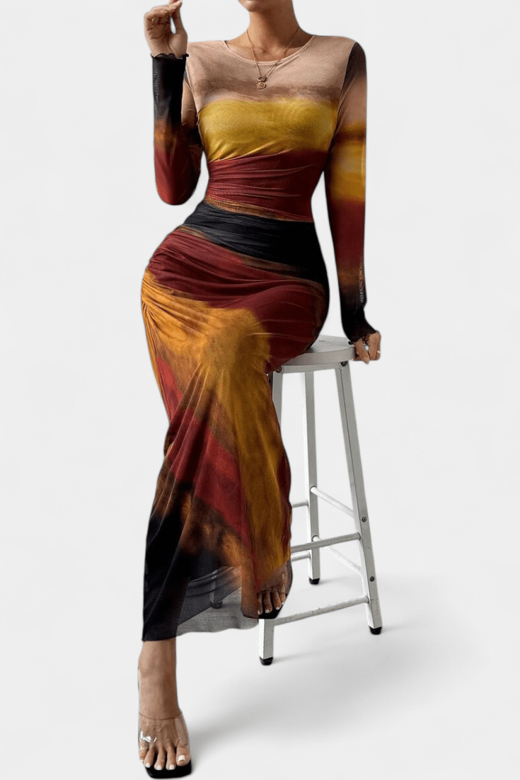 Meeri™️ | Elegantti maksimekko ajattomalla pitsiyksityiskohdalla