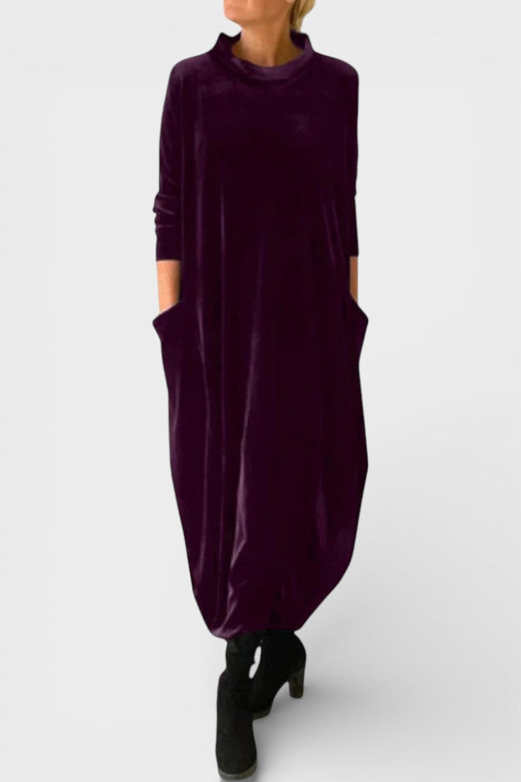 Sanna™ | Elegantti maksimekko taskuilla