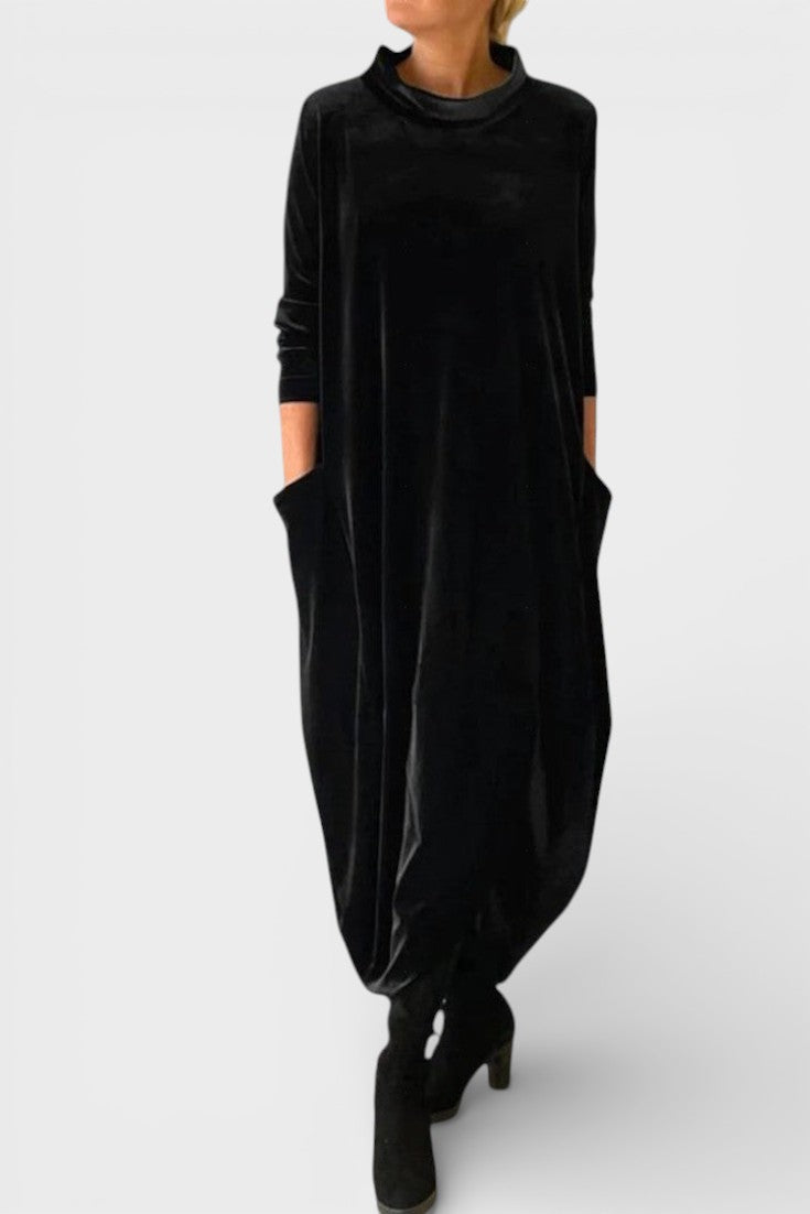 Sanna™ | Elegantti maksimekko taskuilla