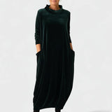 Sanna™ | Elegantti maksimekko taskuilla