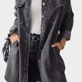 Saima™ | Denim-paitamekko