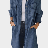 Saima™ | Denim-paitamekko